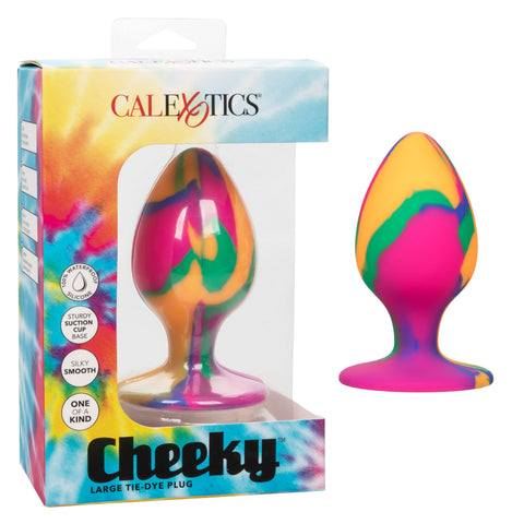 Cheeky Large Tie Dye – Vibrant Large Butt Plug Multi > Anal Range > Butt Plugs