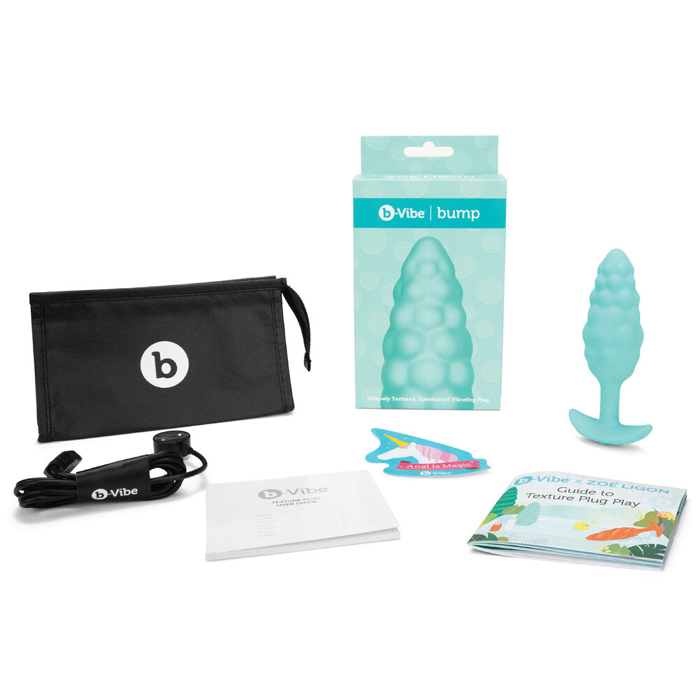B Vibe Bump Textured Butt Plug > Anal Range > Vibrating Buttplug