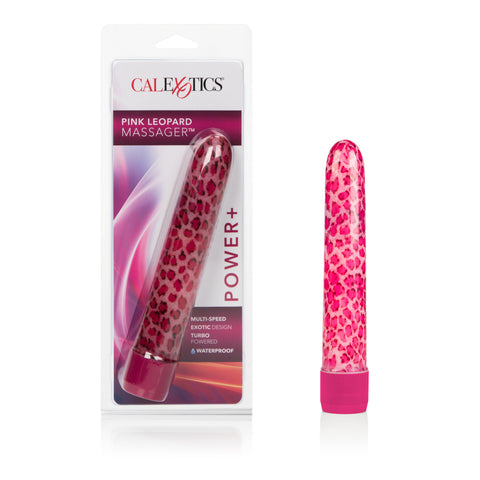 Pink Leopard Massager Vibrator Mini Compact Rechargeable BULLETS