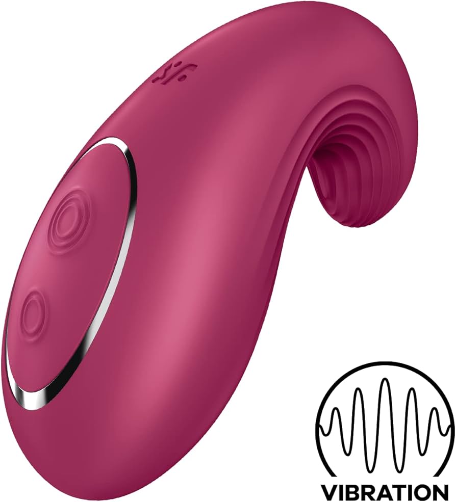 Satisfyer Dipping Delight Berry – Flexible Tip and Dual Motor Lay-On Vibrator > Vibrators > Vibrating Pads Main image