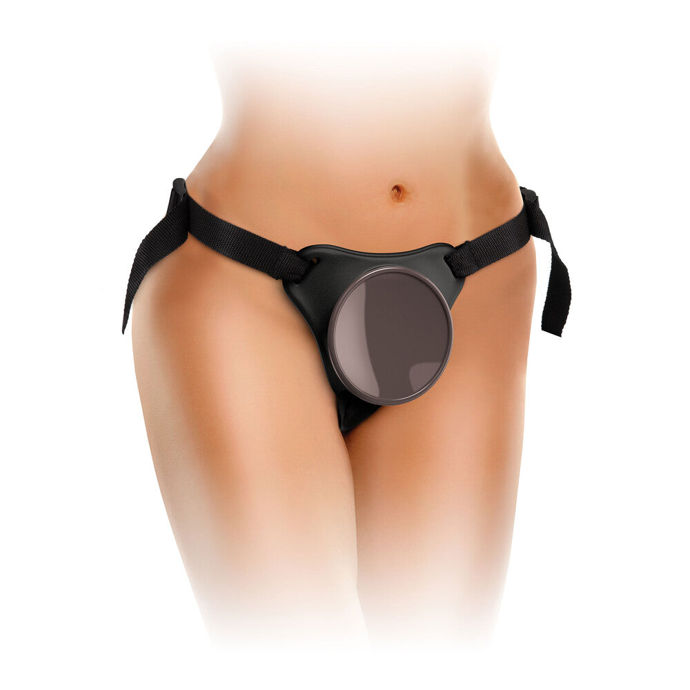 King Cock Comfy Body Dock Strap On Harness Black Harnesses & Strap-Ons