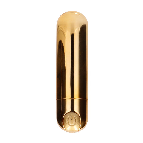 10 speed Rechargeable Bullet Gold Default Title > Sex Toys For Ladies > Mini Vibrators