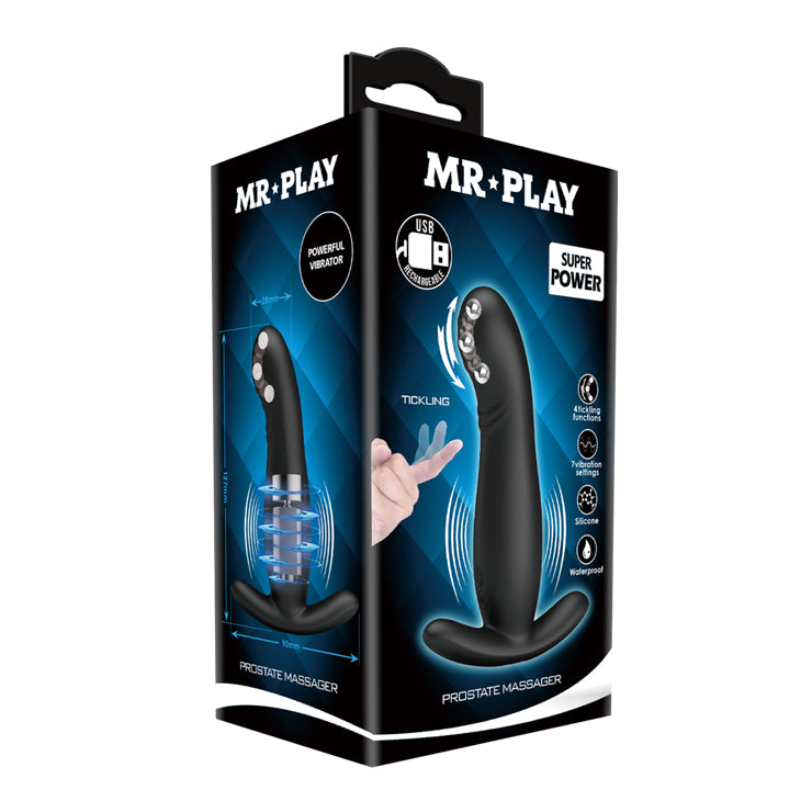 Mr Play Silicone Prostate Massager Ergonomic > Anal Range > Prostate Plugs