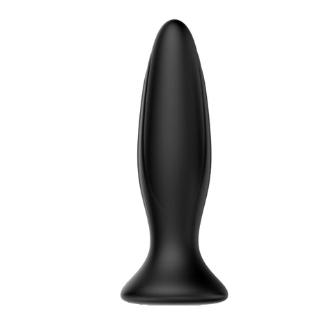 Mr Play Vibrating Anal Plug Silicone Waterproof Black > Anal Range > Vibrating Butt Plugs