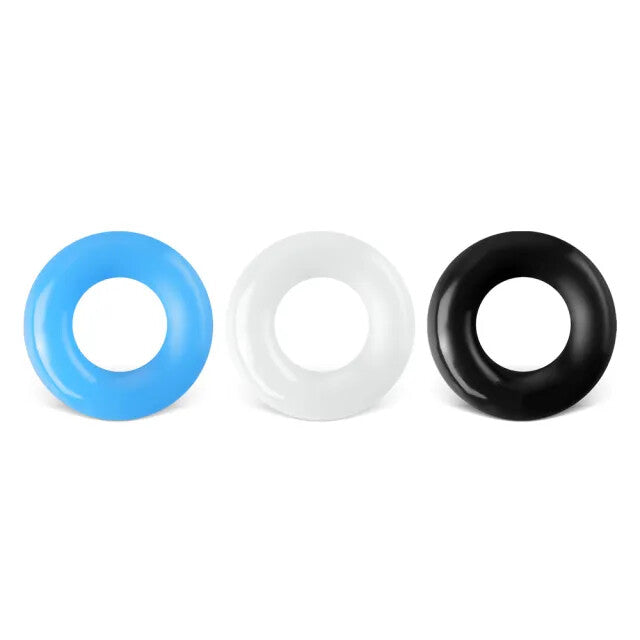 Tempt Ation Triple Pack Doughnuts – Stretchy Waterproof Cock Rings Default Title > Sex Toys For Men > Love Rings