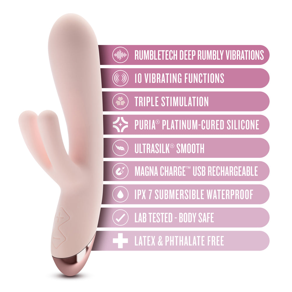 Blush Elora – Triple Stimulation Vibrator > Vibrators > Ladies > Rabbit