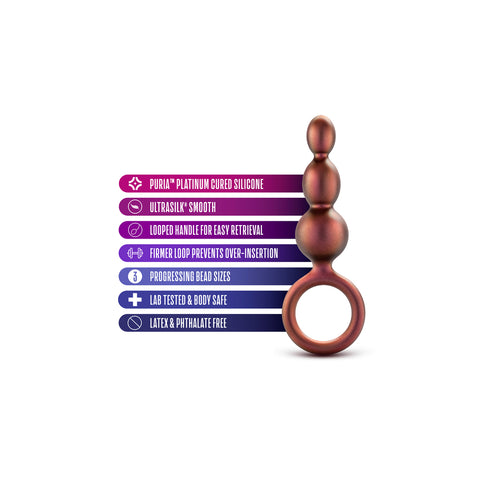 Anal Adventures Matrix Beaded Loop Butt Plug > Anal Range > Butt Plugs