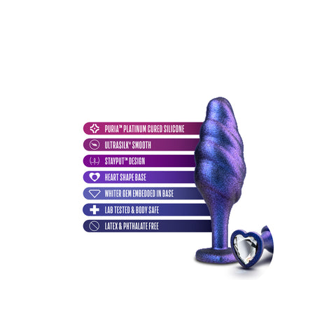 Anal Adventures Matrix Bumped Bling Butt Plug > Anal Range > Butt Plugs