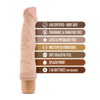 Dr Skin Cock Vibe 6 Inch Vibrating Cock Beige > Vibrators > Realistic Vibrators