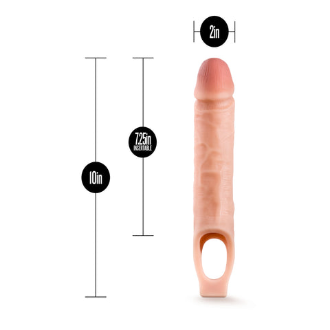 Performance Cock Sheath 10 Inch Penis Extender Sleeve > Sex Toys For Men > Penis Sleeves
