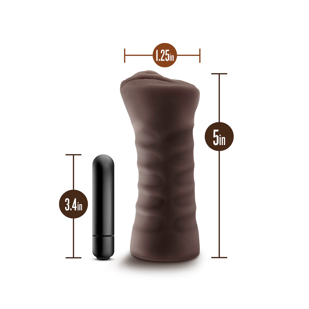 Hot Chocolate Brianna Vagina Vibrating Masturbator Strokers - Manual