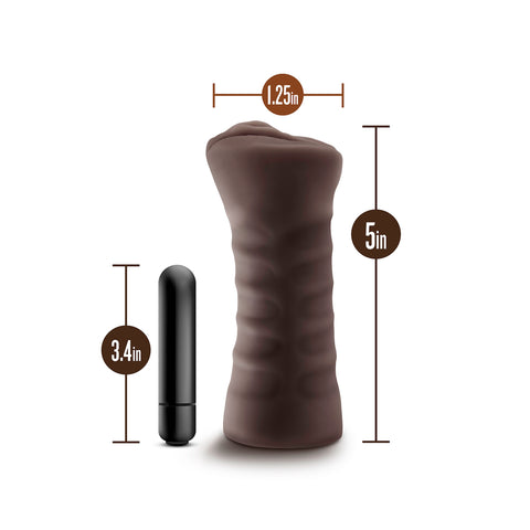 Hot Chocolate Brianna Vagina Vibrating Masturbator Strokers - Manual