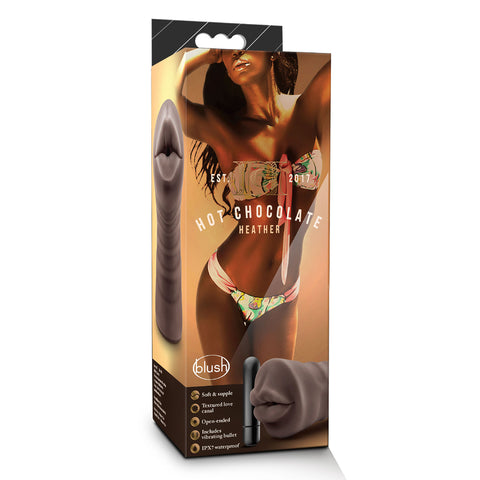 Hot Chocolate Heather Mouth Vibrating Masturbator > Sex Toys For Men > Vibrating Vaginas