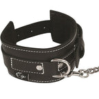 Edge Leather Arm And Thigh Restraints – With Metal Tether > Bondage Gear > Restraints