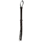 Edge Spike Flogger, Vegan Leather, 28.5" Long, Spiked Handle > Bondage Gear > Whips & Floggers