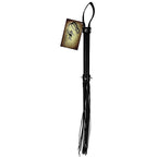 Edge Spike Flogger, Vegan Leather, 28.5" Long, Spiked Handle > Bondage Gear > Whips & Floggers