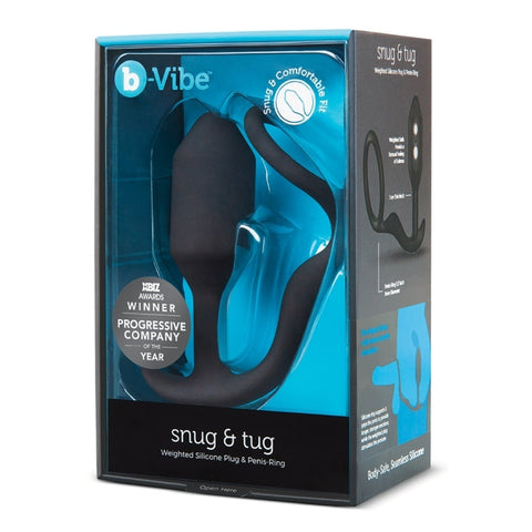 bVibe Snug And Tug Anal Plug And Cock Ring Default Title > Sex Toys For Men > Love Rings