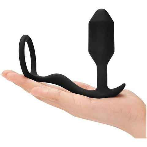 bVibe Snug And Tug Anal Plug And Cock Ring > Sex Toys For Men > Love Rings