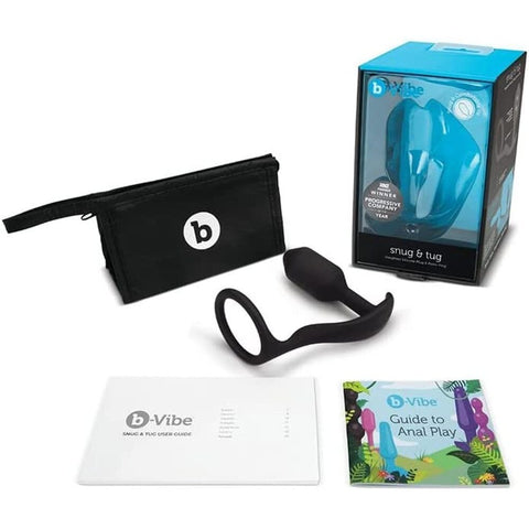 bVibe Snug And Tug Anal Plug And Cock Ring > Sex Toys For Men > Love Rings