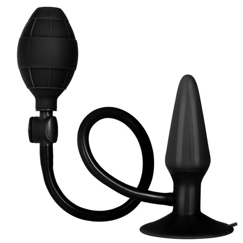 Black Booty Call Pumper Silicone Inflatable Small Anal Plug Default Title > Anal Range > Anal Inflatables