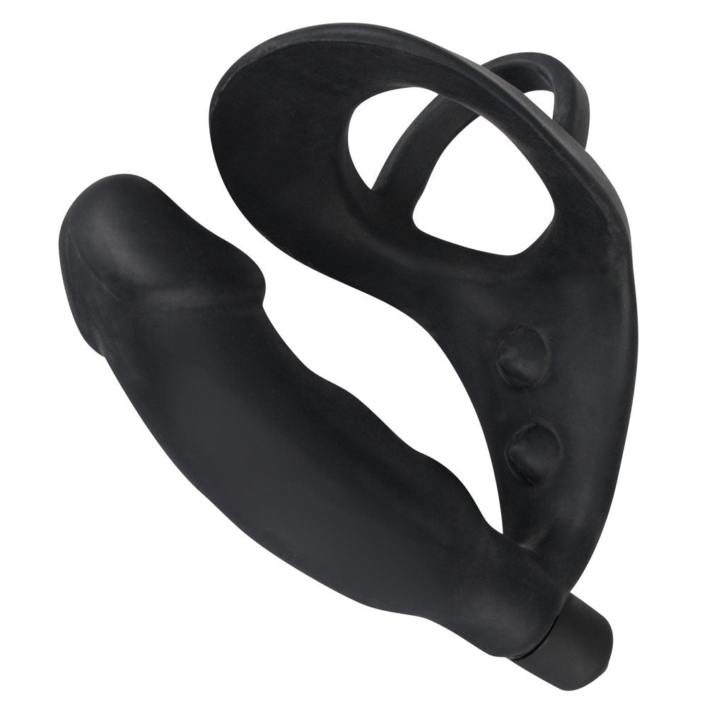 Black Velvets Cock Ring And Vibrating Anal Plug > Anal Range > Prostate Massagers