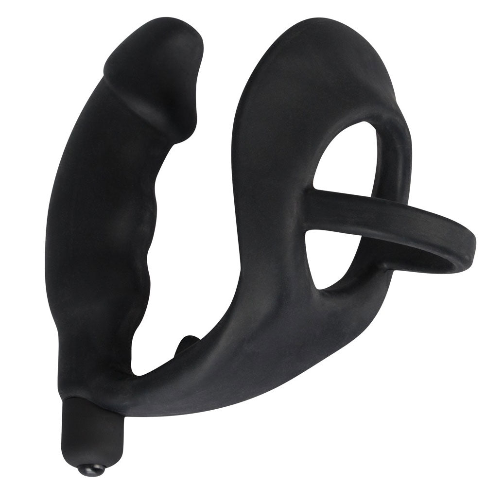 Black Velvets Cock Ring And Vibrating Anal Plug > Anal Range > Prostate Massagers