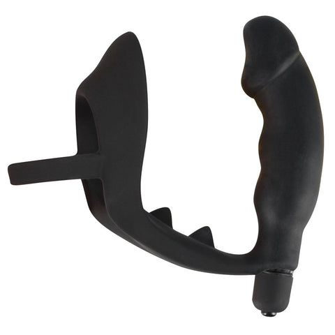 Black Velvets Cock Ring And Vibrating Anal Plug Default Title > Anal Range > Prostate Massagers