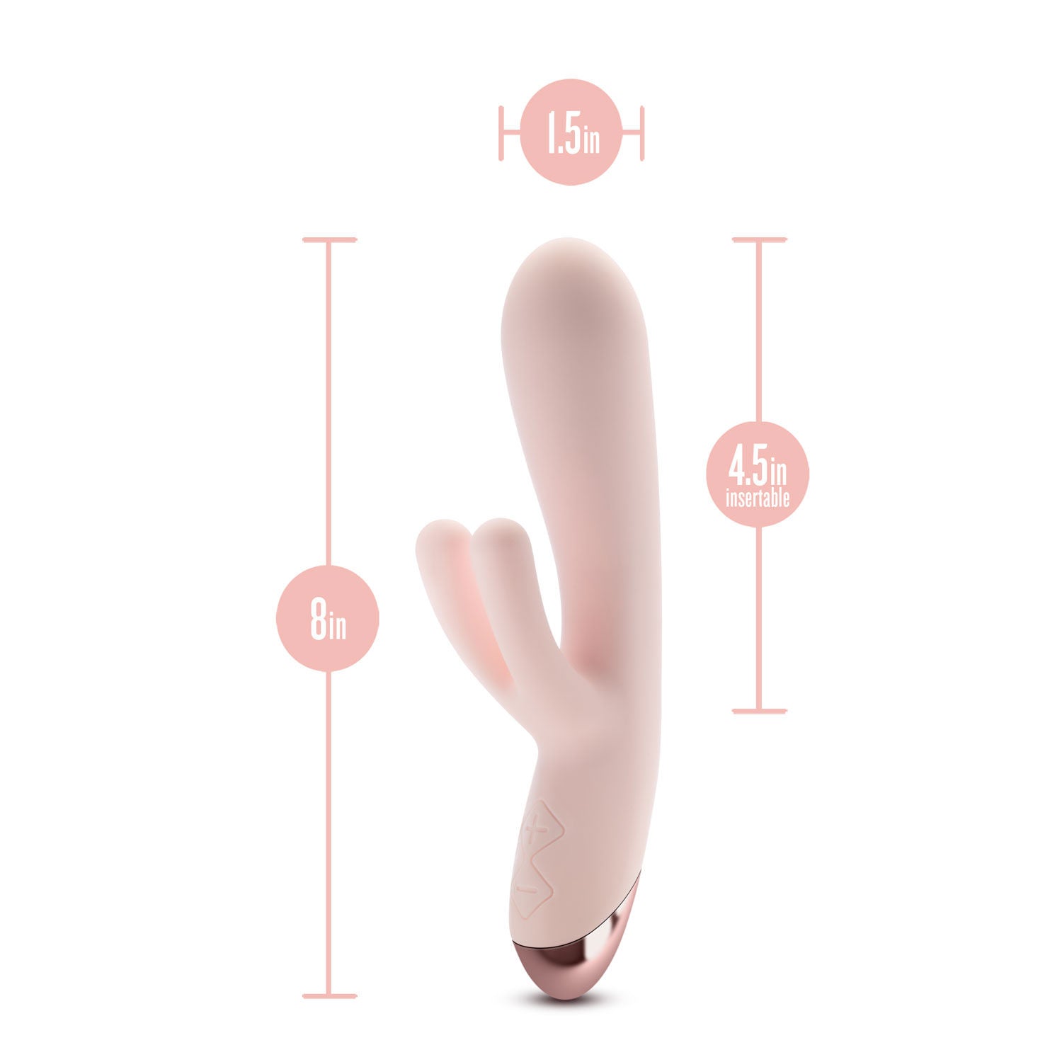 Blush Elora Pink Rabbit Vibrator with Dual Powerful Motors VIBRATORS-RABBIT
