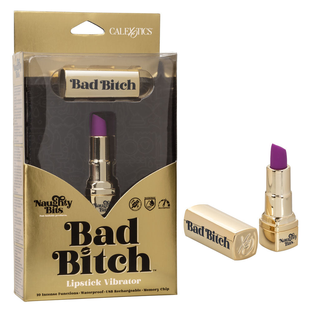 Naughty Bits Bad Bitch Rechargeable Lipstick Vibrator BULLETS
