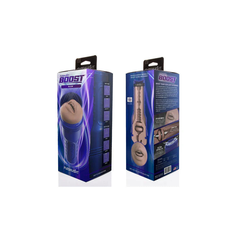 Fleshlight Boost Blow – Turbo Tech Floating Rings Mouth Sex Toy > Sex Toys For Men > Masturbators > Vibrating