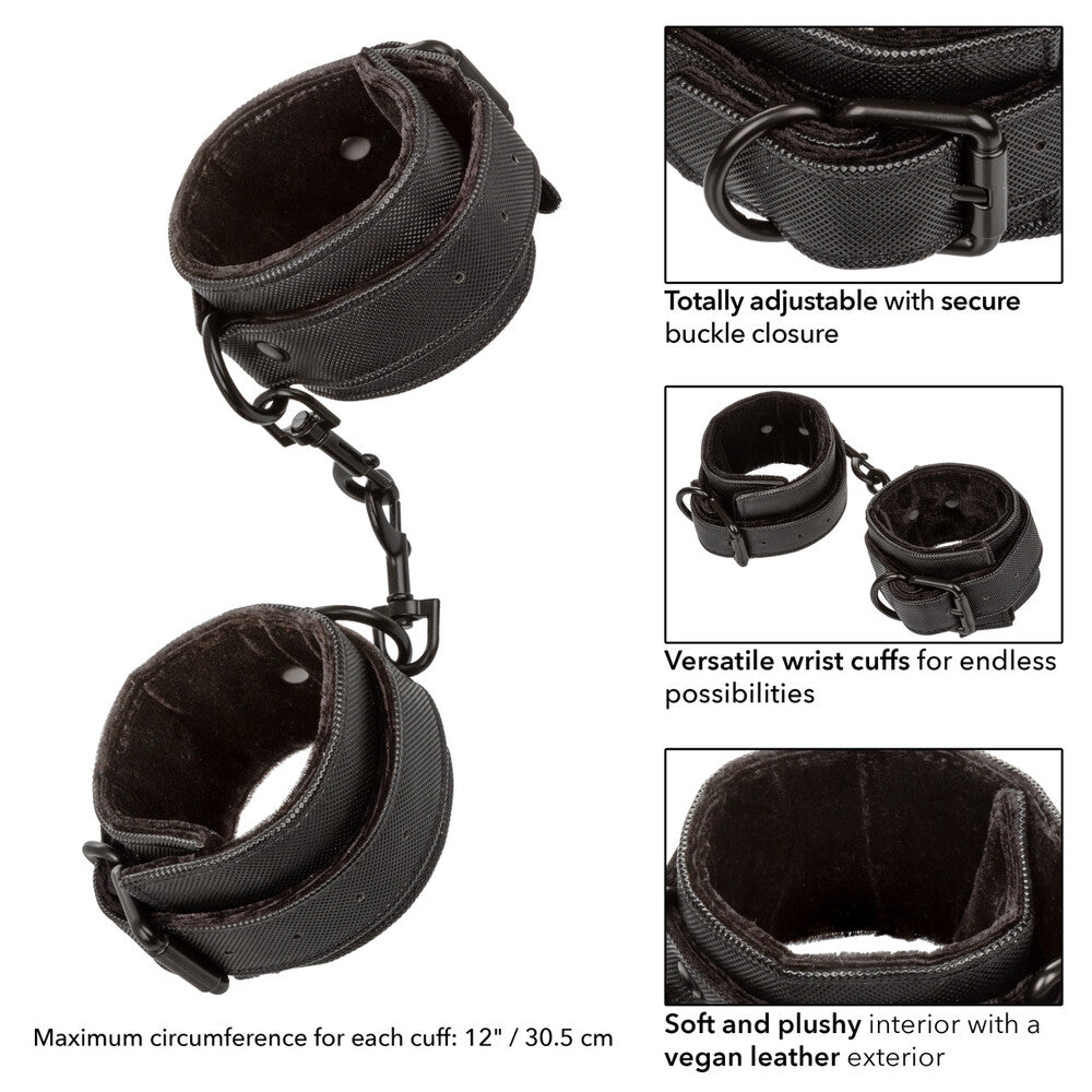 Boundless Wrist Cuffs – Adjustable Restraint Wrist Cuffs > Clothes > Unisex Leather