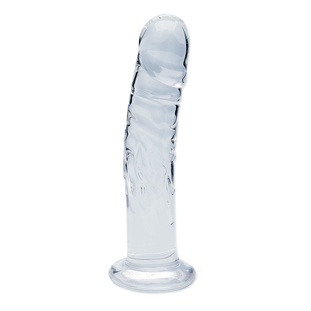 Seraphic Rapture Handblown Borosilicate Glass Sculpted 7 Inch Dildo Secondary image
