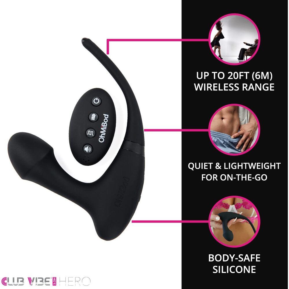 OhMiBod Club Vibe Hero 3.OH > Sex Toys For Ladies > Remote Control Toys