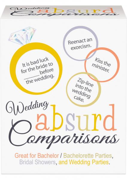 Wedding Absurd Comparisons - Adult Fill-In-The-Blank Party Game > Novelties > Games