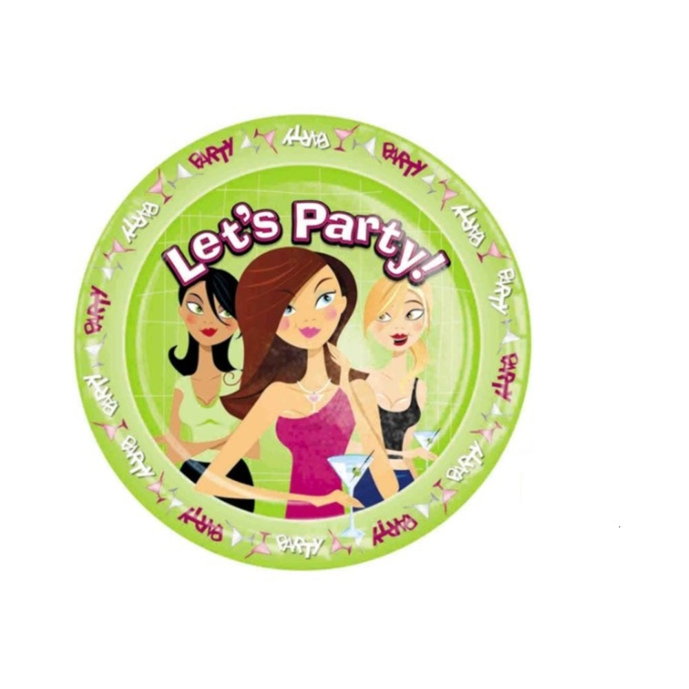 Truth Or Dare Illustrated Disposable Paper Plates Secondary image