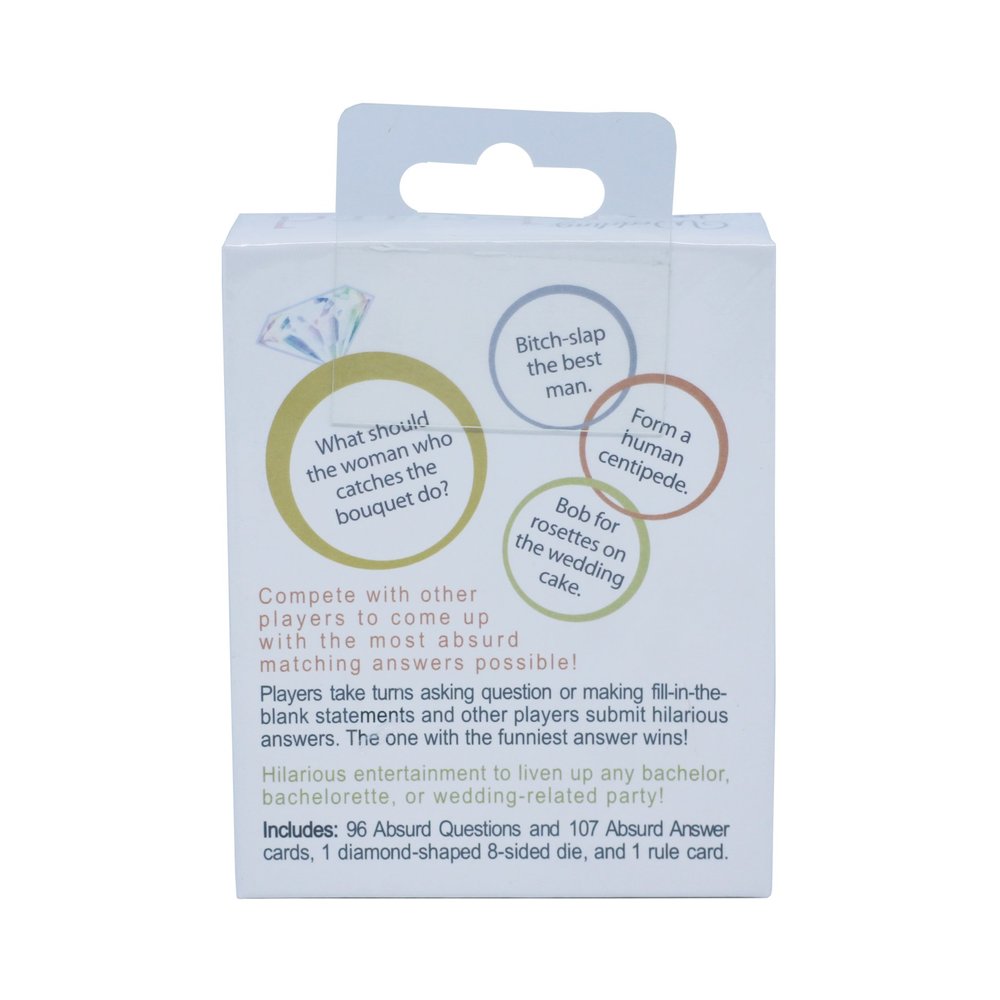 Wedding Absurd Comparisons - Adult Fill-In-The-Blank Party Game > Novelties > Games