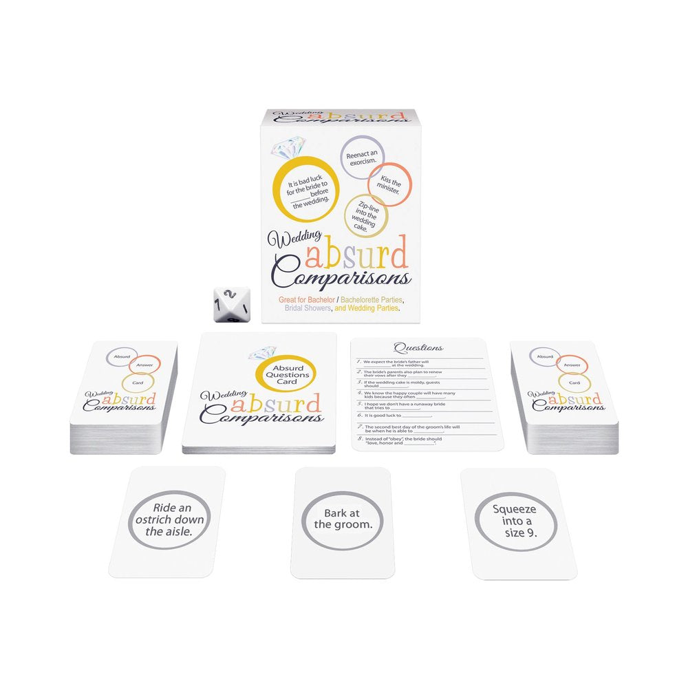 Wedding Absurd Comparisons - Adult Fill-In-The-Blank Party Game > Novelties > Games