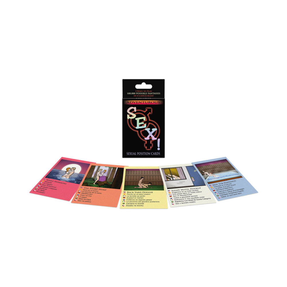 Adventurous Adventurous Sex Card Game – Visual Cards Couples Game > Novelties > Card Games