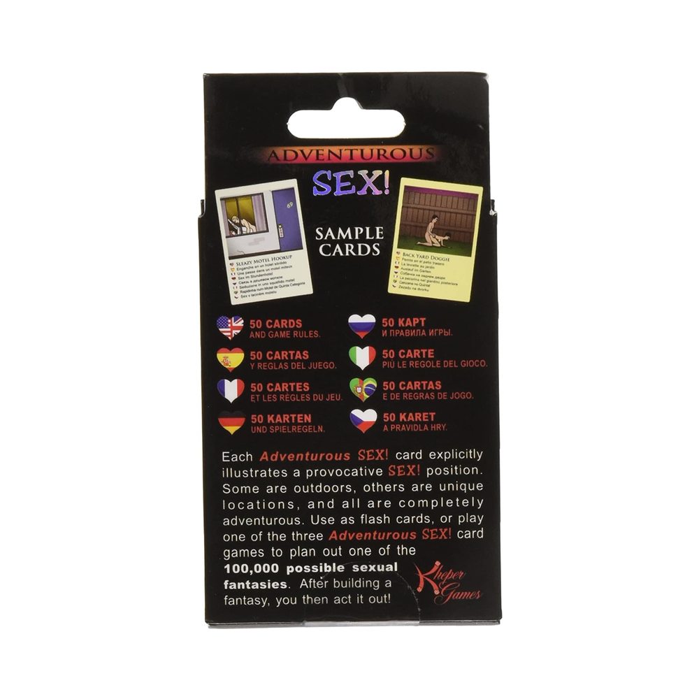 Adventurous Adventurous Sex Card Game – Visual Cards Couples Game > Novelties > Card Games