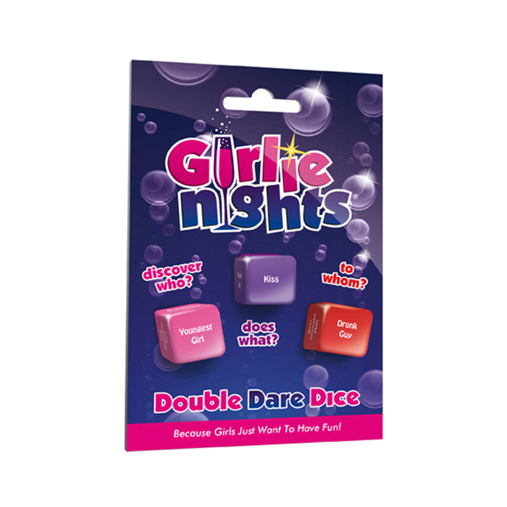 Girlie Night Double Dare Dice – Question Answer Dice Set > Novelties > Games