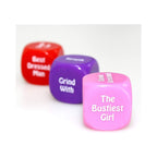 Girlie Night Double Dare Dice – Question Answer Dice Set > Novelties > Games