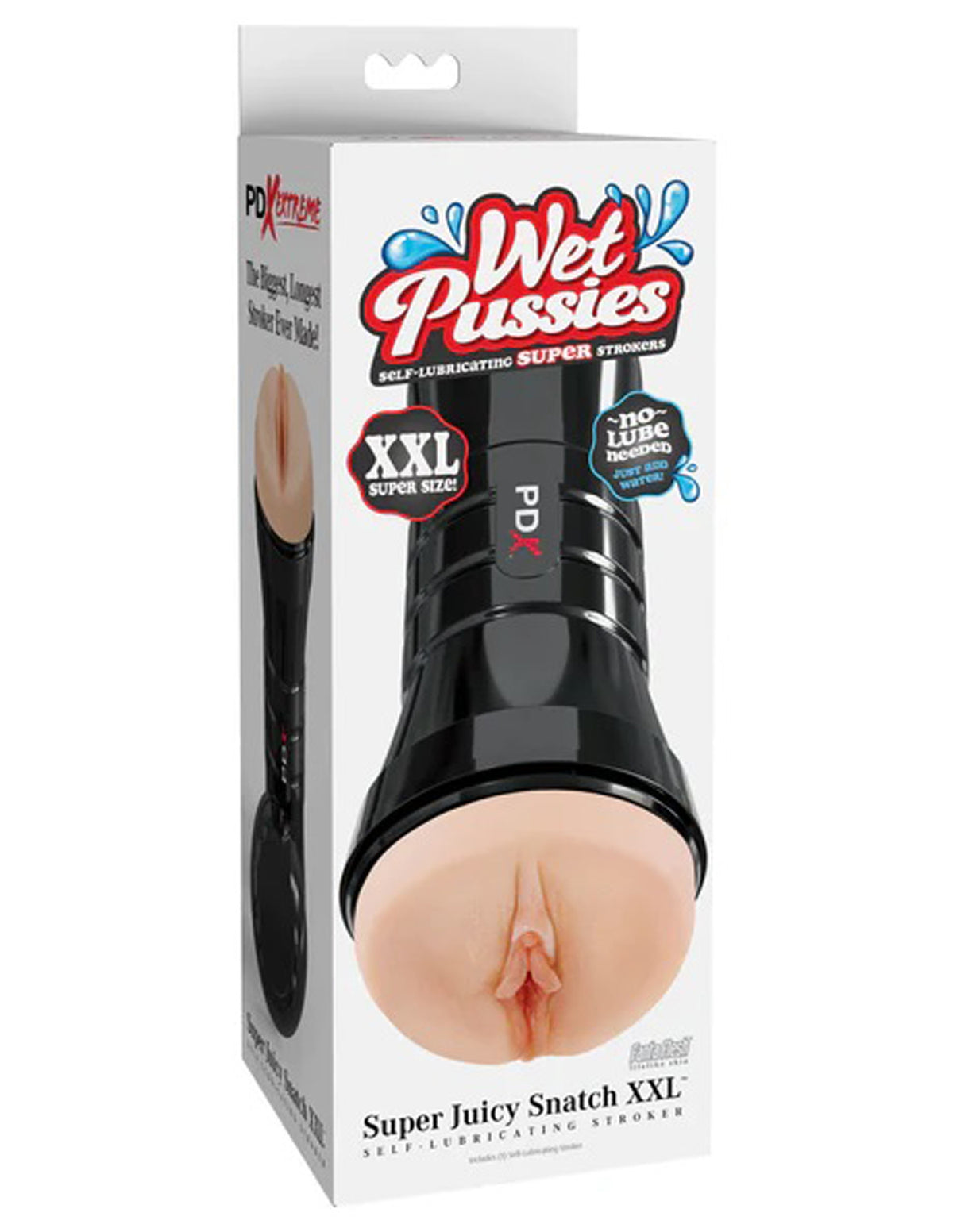 PDX Wet Pussies Super Juicy Snatch XXL – Self-Lubricating Vagina Stroker Beige > Sex Toys For Men > Masturbators > Manual