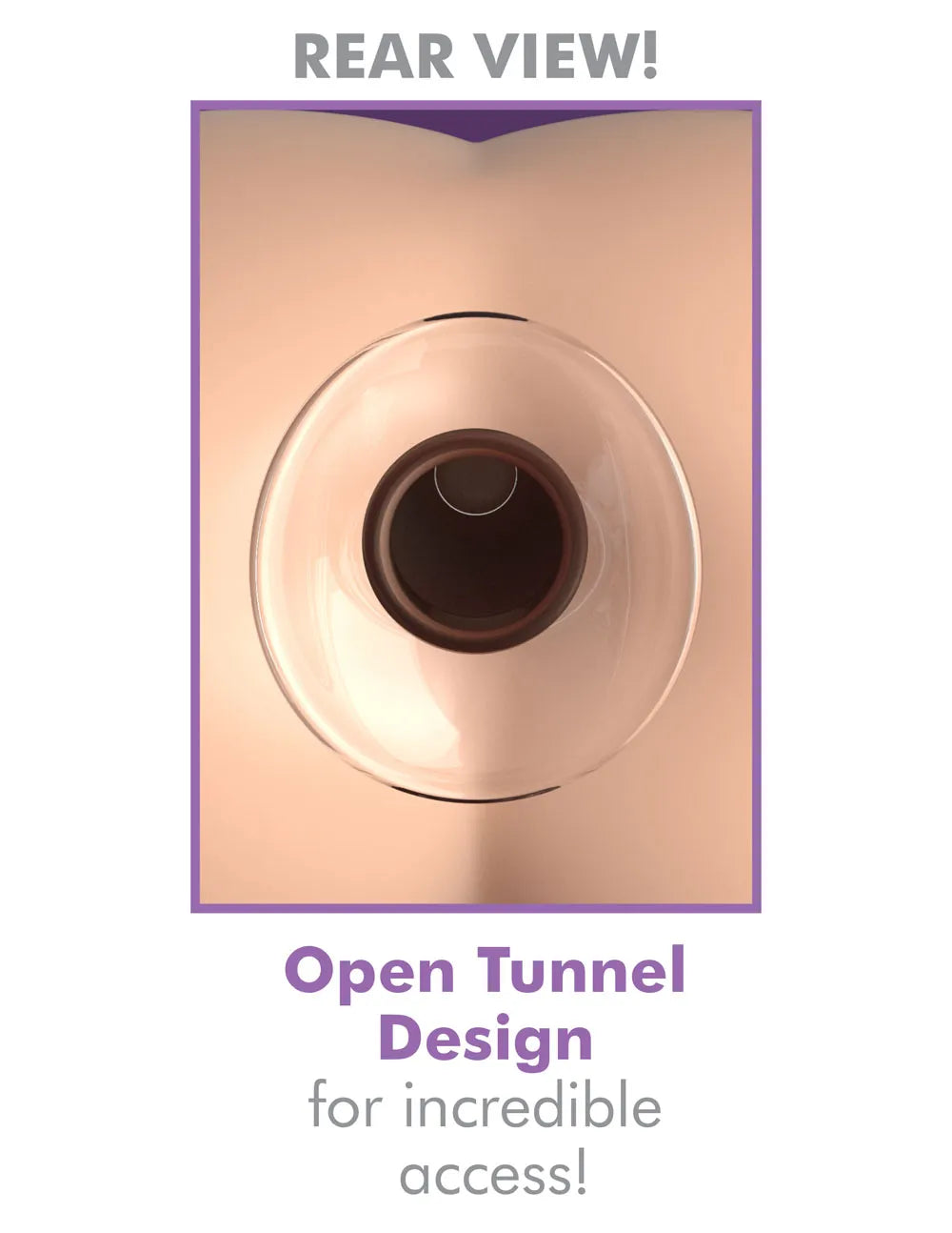 Pipedream Anal Fantasy Elite Beginner's Anal Gaper Clear Silicone Anal Trainer > Anal Range > Tunnel and Stretchers