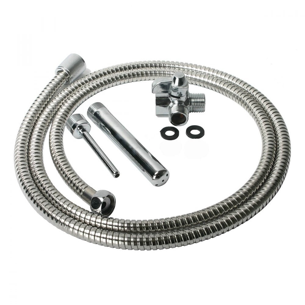 Clean Stream Shower Enema Set Silver Douches