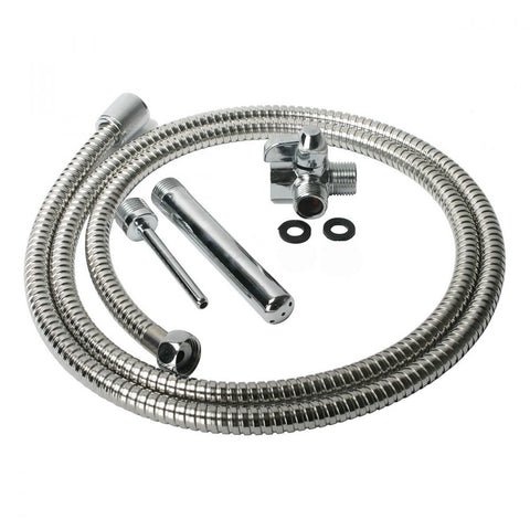 Clean Stream Shower Enema Set Silver Douches