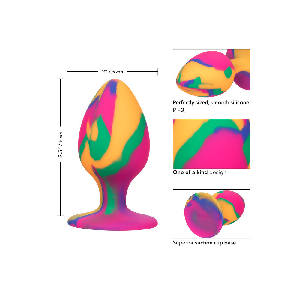 Cheeky Large Tie Dye – Vibrant Large Butt Plug > Anal Range > Butt Plugs