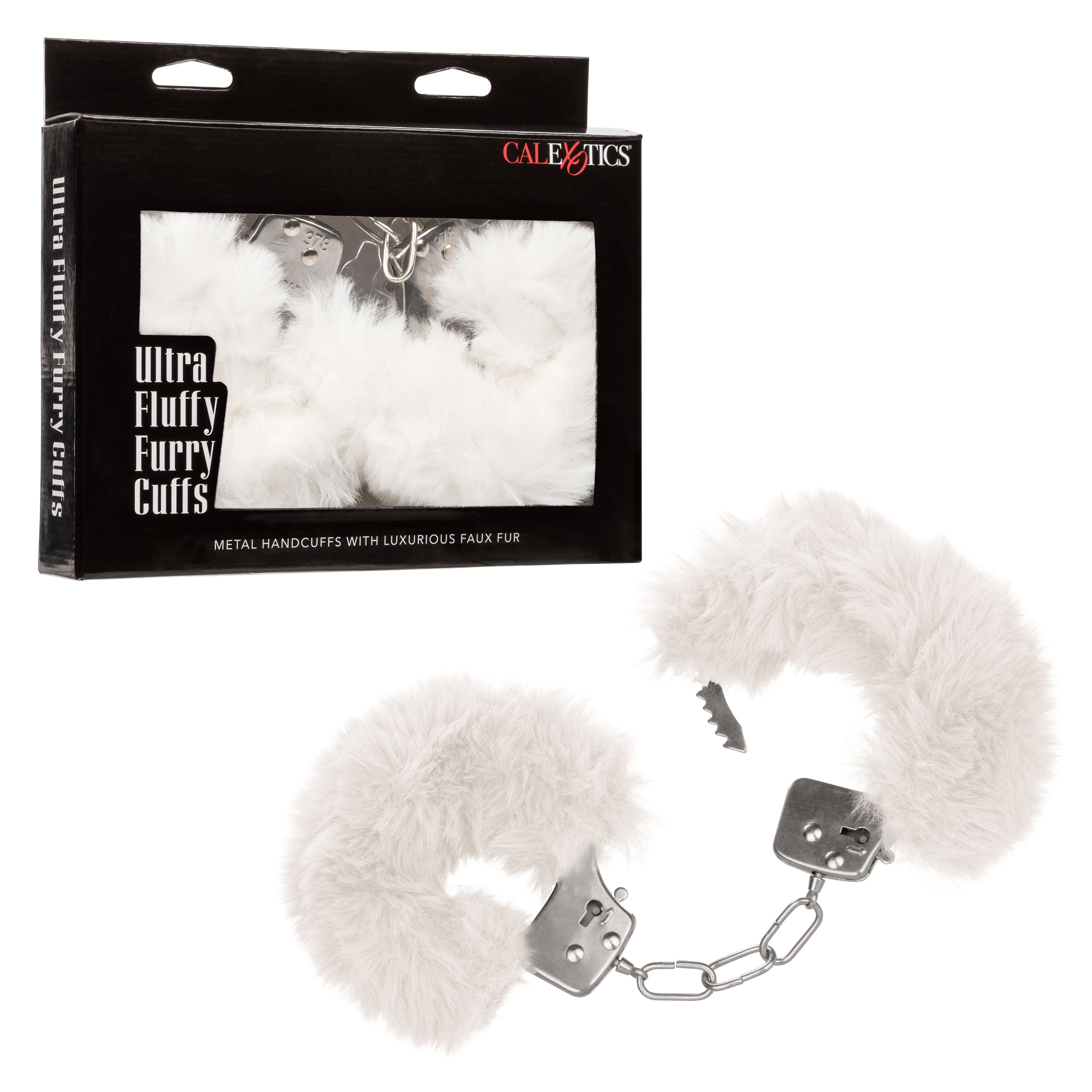 Ultra Fluffy White Furry Cuffs – Soft Bondage Handcuffs > Bondage Gear > Handcuffs