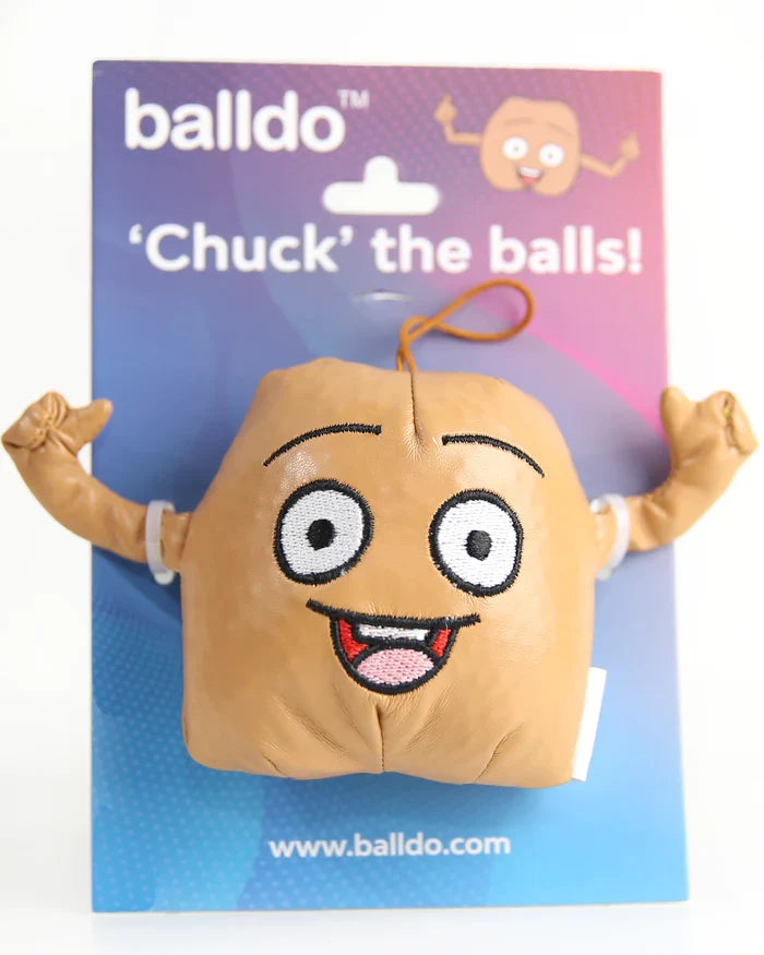 Balldo Chuck Plush Dog Chew Toy – Durable Soft Plush Material Dog Toy > Novelties > Gag Gifts