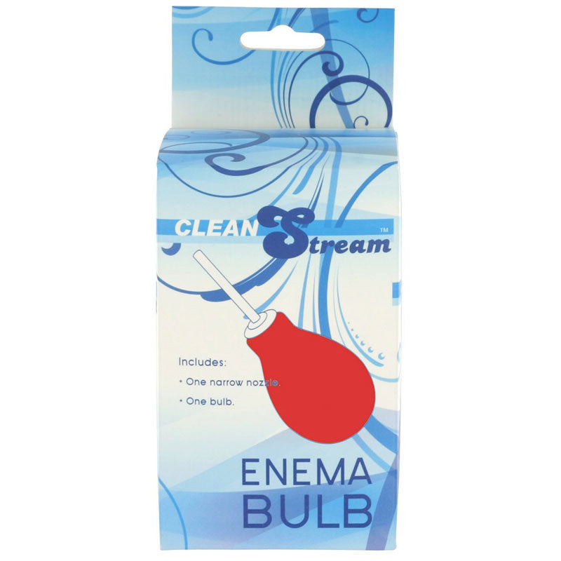 CleanStream Red Enema Bulb Compact Travel Friendly Secondary image