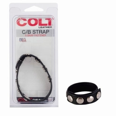 Colt Adjustable Leather Strap 5-Snap Fastener – Premium Soft Leather Strap > Clothes > Mens Leather